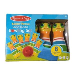 Melissa & Doug Sunny Patch Giddy Buggy Bowling Set 6 Pins 1 Ball & 1 Storage Bag